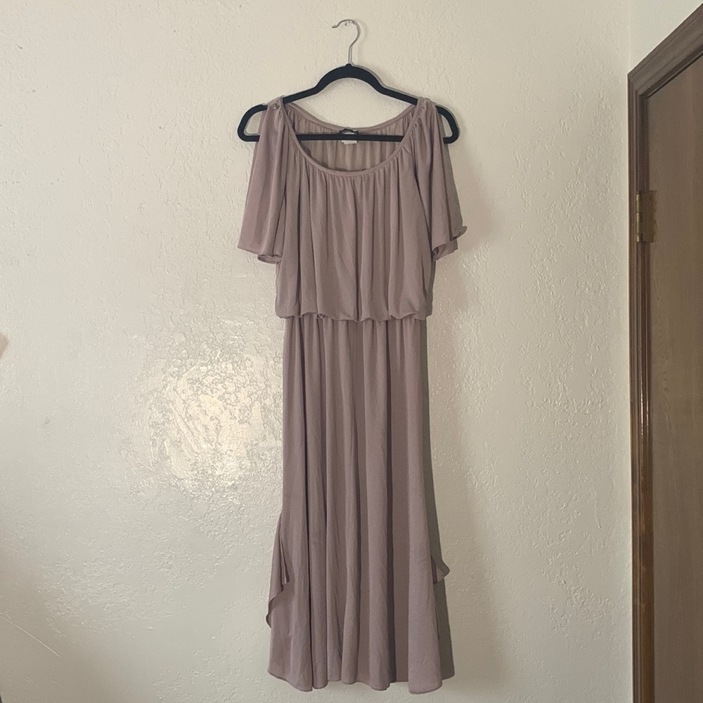 Size 6 “The Dress” Lavender | Airy, VINTAGE Dress with Gem Shoulder Detailing